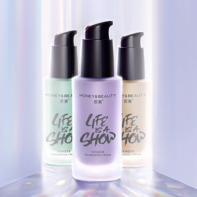  Hydrating, refreshing and balanced three-part curved film