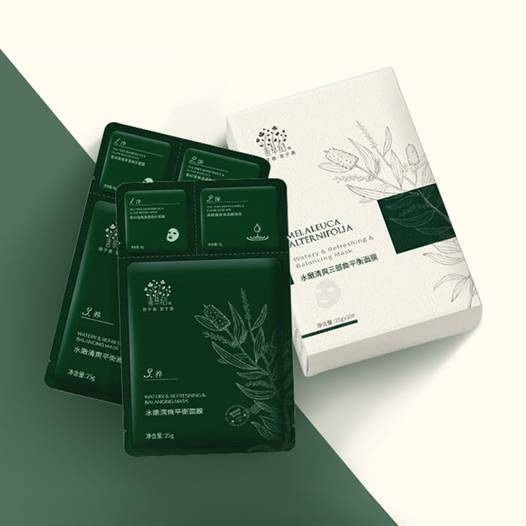  Hydrating, refreshing and balanced three-part curved film